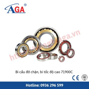 Bi cầu đỡ chặn, bi tốc độ cao 71900C