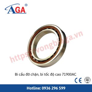 Bi cầu đỡ chặn, bi tốc độ cao 71900AC