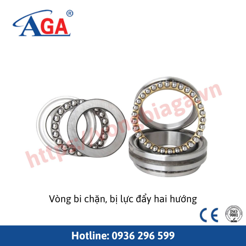 Vòng bi chặn, bi lực đẩy hai hướng